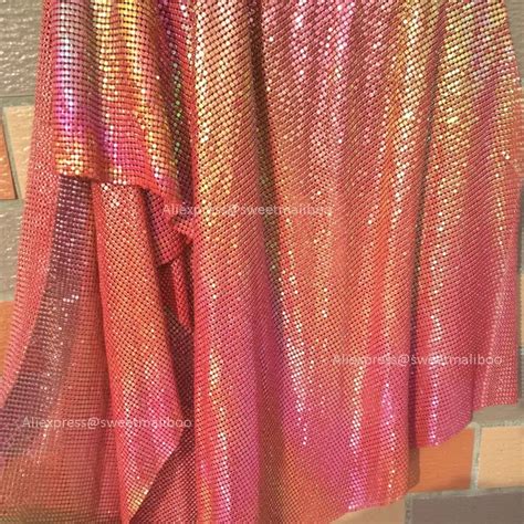 iridescent metallic mesh fabric|iridescent fabric near me.